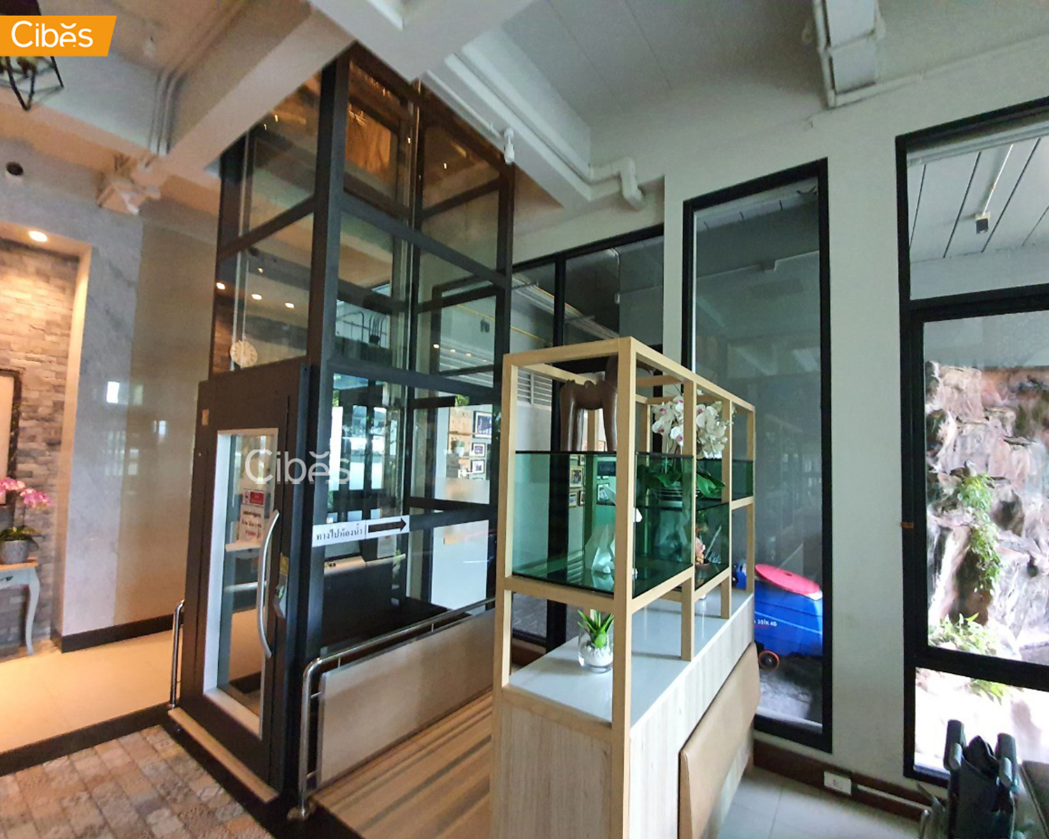 Home lift Commerciallift ลิฟต์ร้านอาหาร ลิฟต์บ้าน 1100x1500 AE03117173520 ฮั่วเ ซ่ง ฮง3