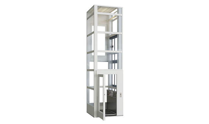 ลิฟต์บ้าน Classic - Platform with Steel or Glass Shaft มาพร้อมปล่อง
