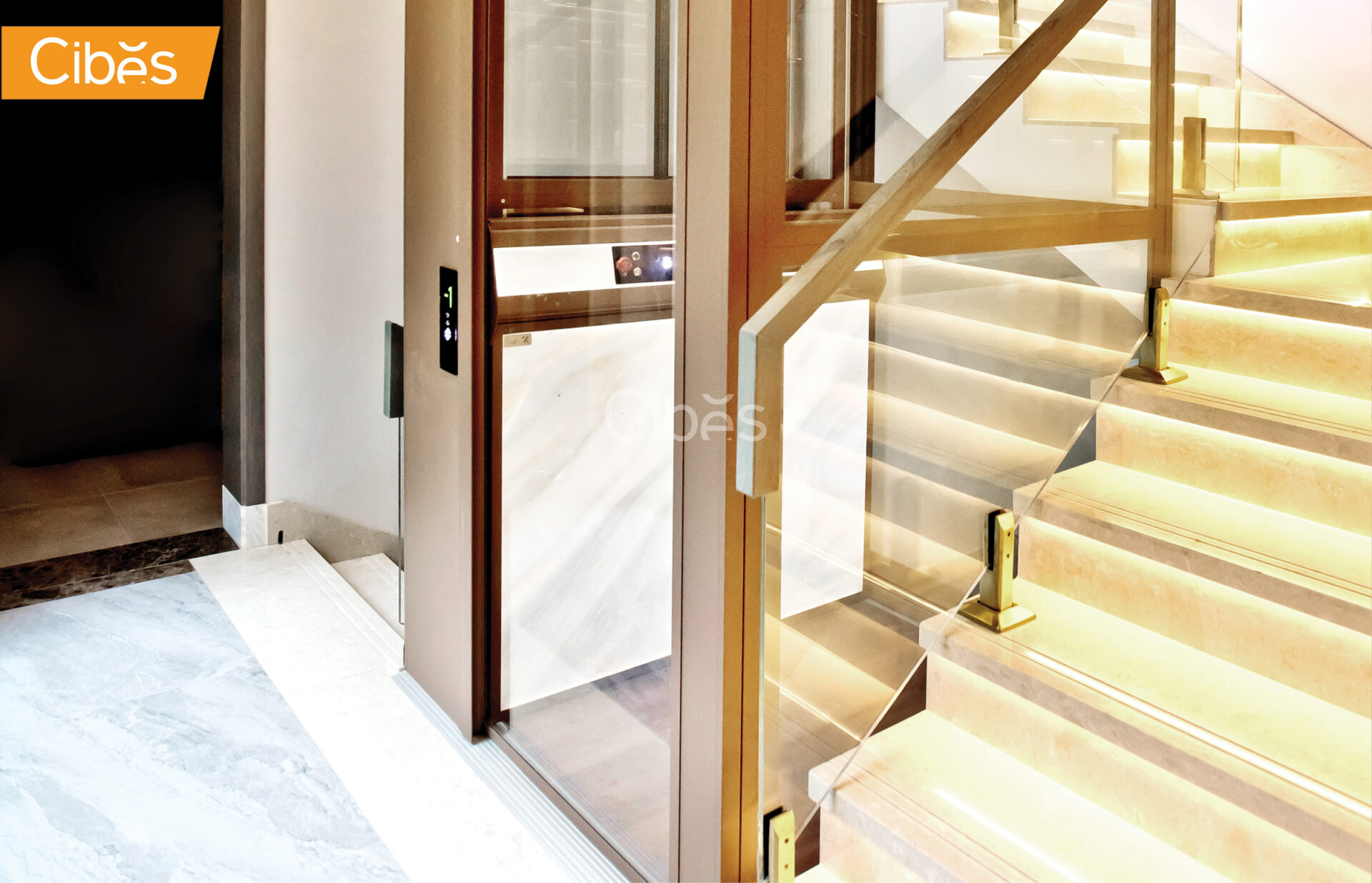 HOME LIFTS – Middle of stairs au6