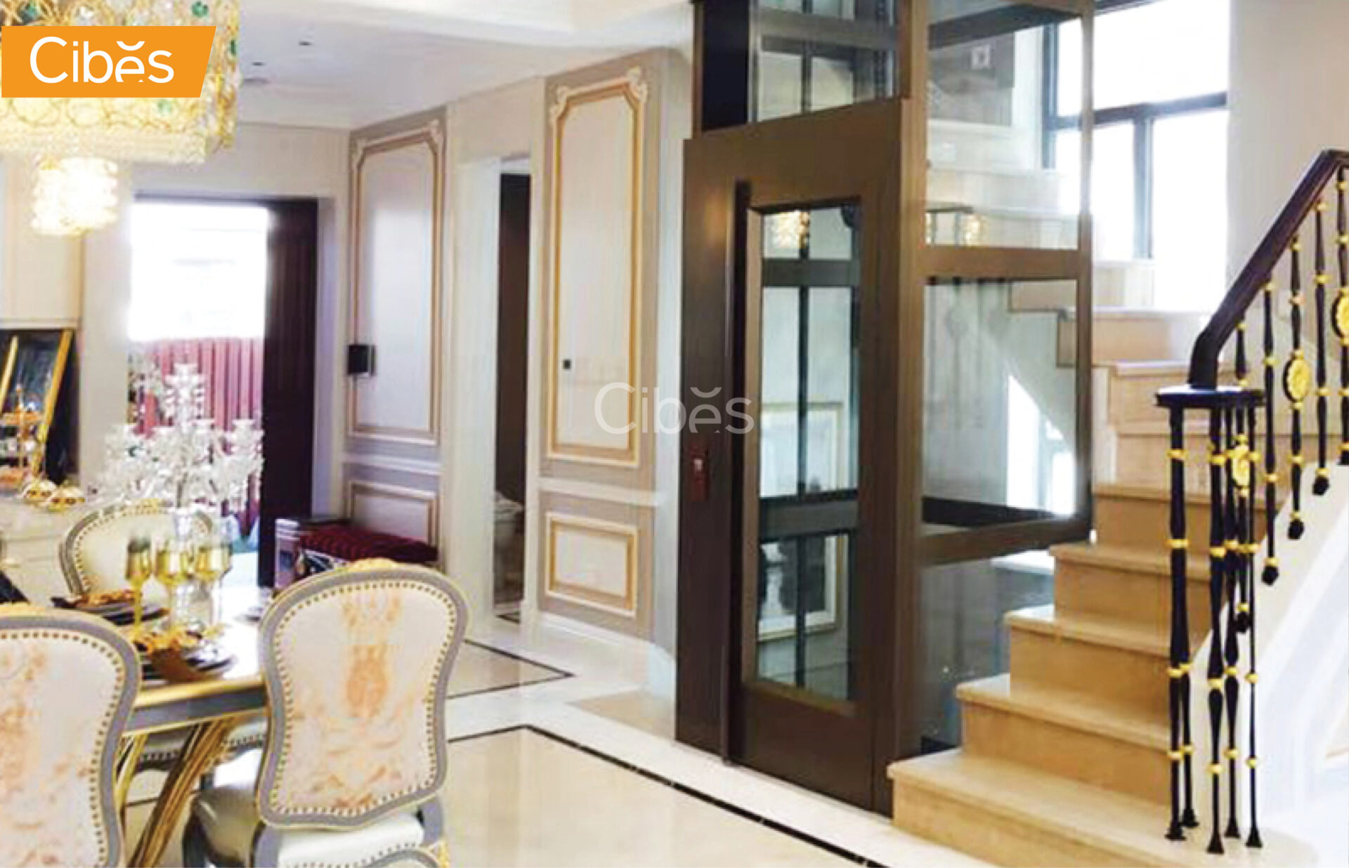 HOME LIFTS – Middle of stairs clas32