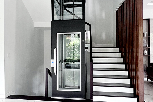 global projects Cibes Home Lift ลิฟท์บ้าน full black classic