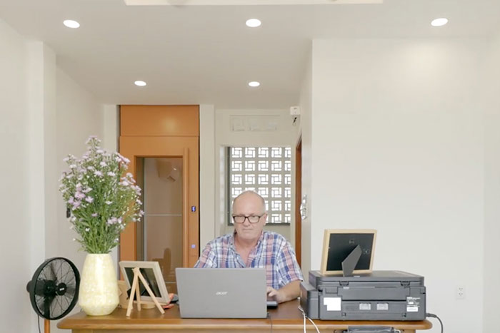 elderly lift in the working room in the house