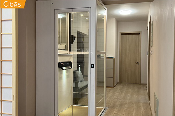 Cibes Home lift V80 Elegance saloon doors 835x850 PW0584T 2