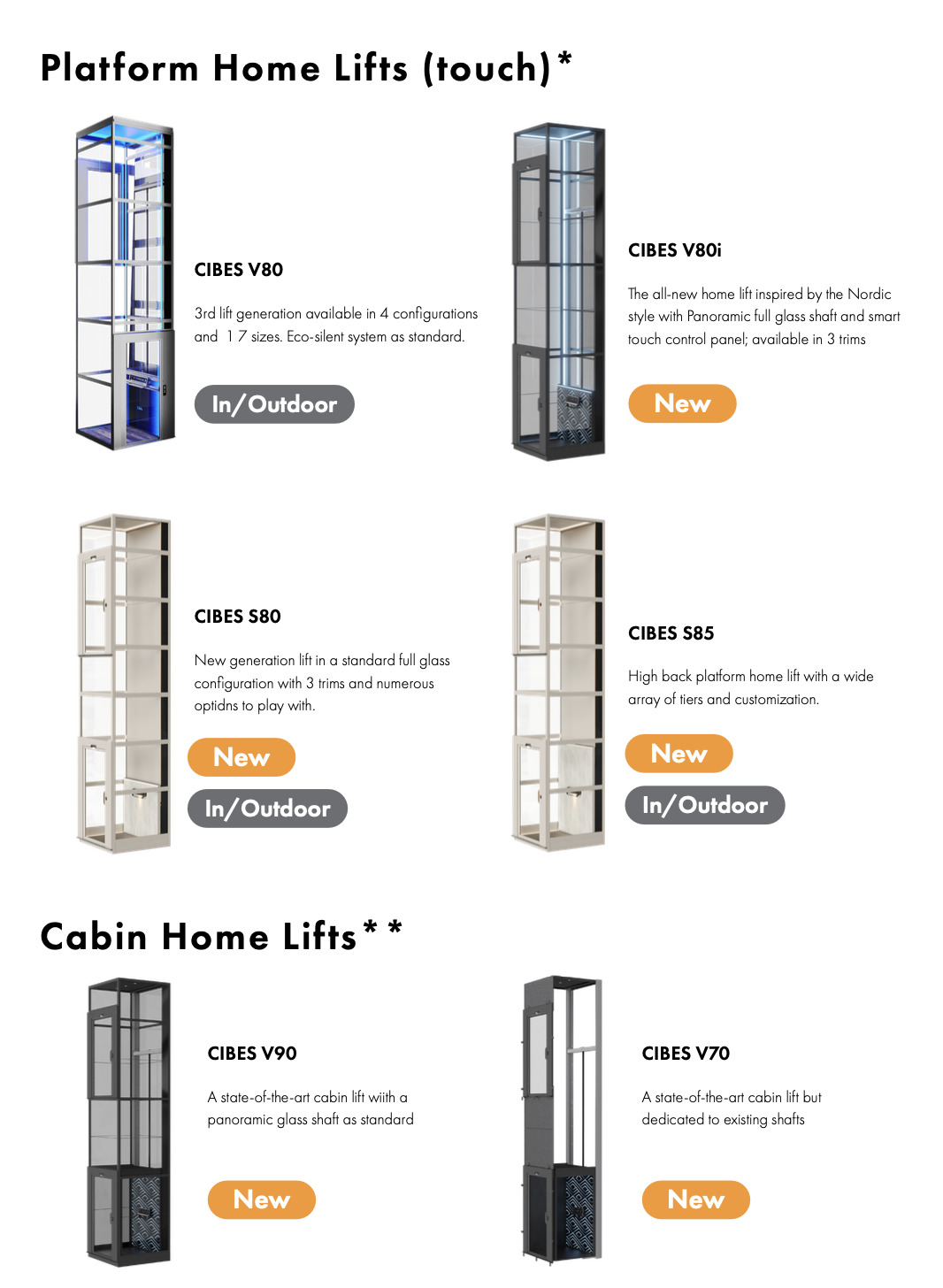 Cibes lift thailand touchscreen line