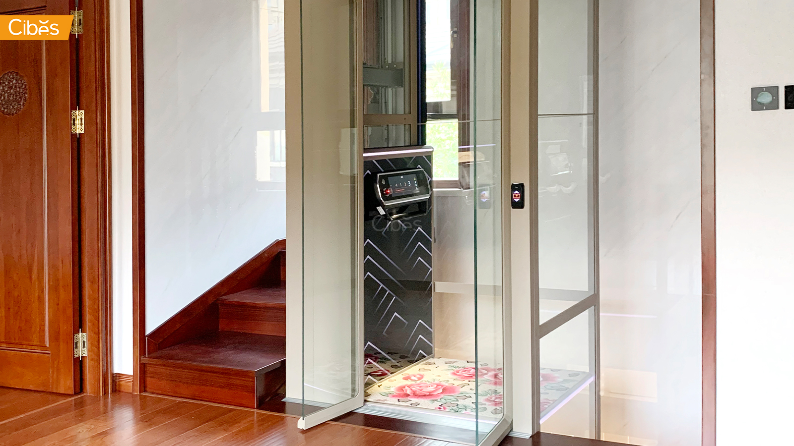 Cibes V80Gly 935x850 ลิฟต์ขนาดเล็ก ลิฟท์กลางบันได