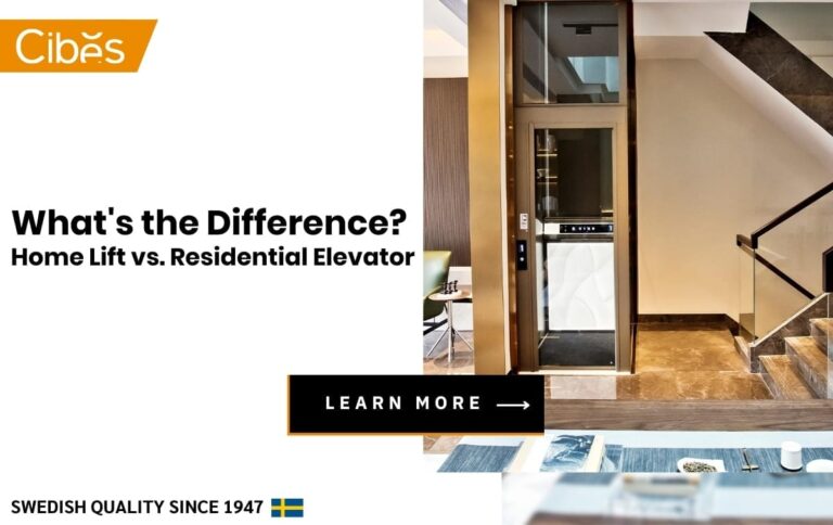 Home Lift vs. Residential Elevator: What’s the Difference?