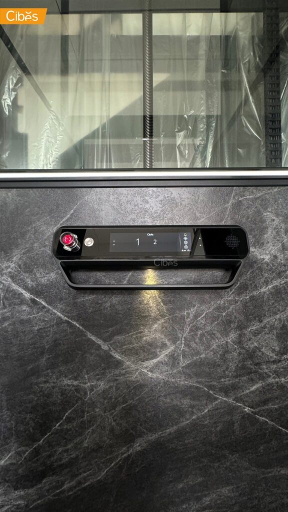 Cibes V80 Aurora Platform 2th Floors with Gothic Graphite Black