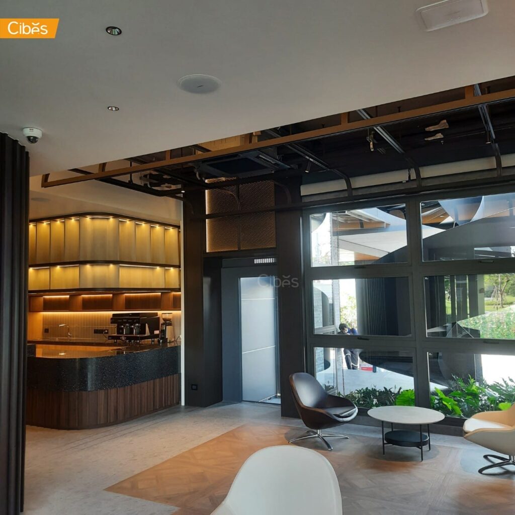 Cibes Voyager Elegance Air ลิฟท์บ้าน 2 ชั้น Glacial Slate Grey สี (ขนาด 1100×1467)