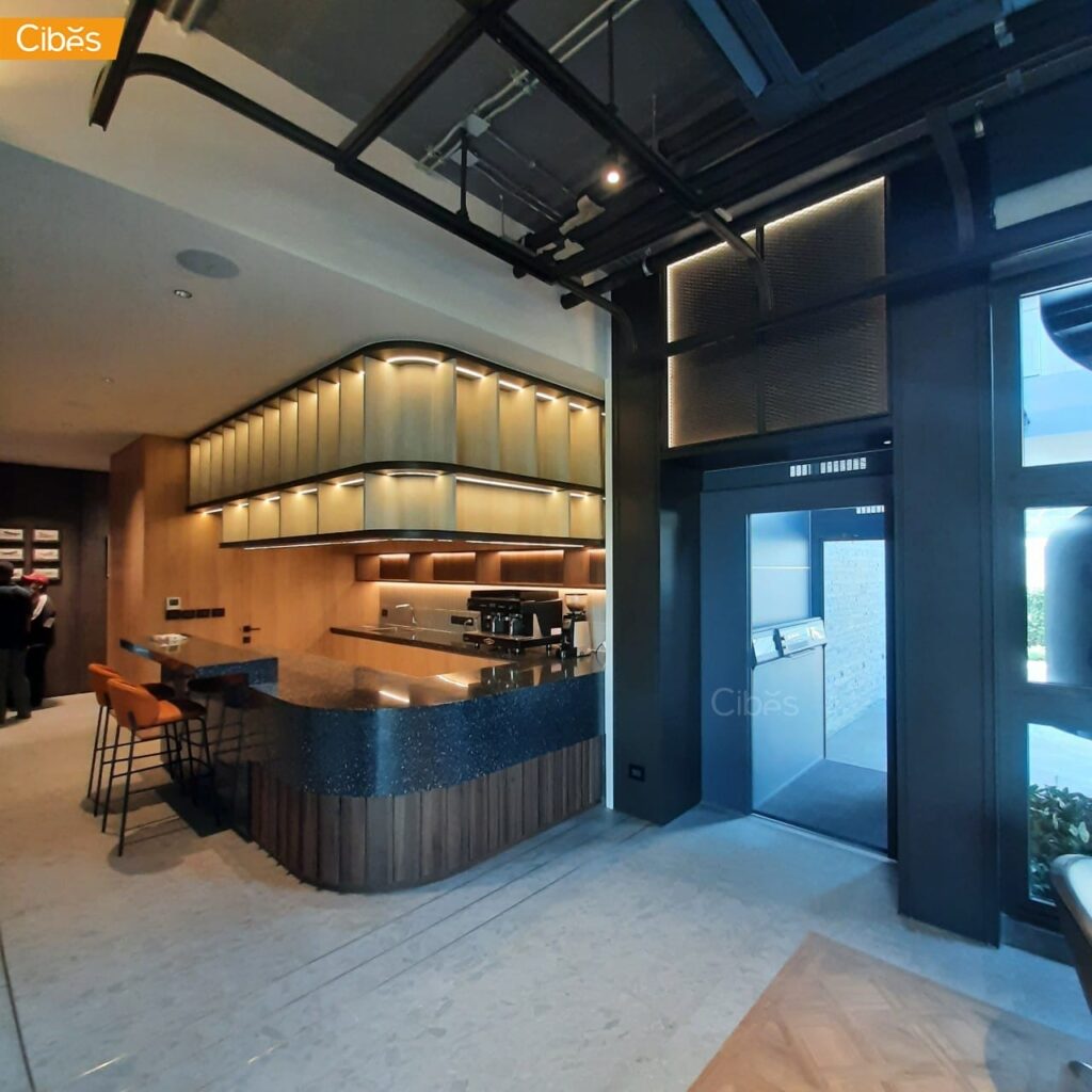 ลิฟท์บ้านหรู ดีไซน์เข้ากับบ้าน Cibes Voyager Elegance+