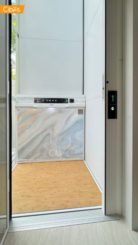 Cibes VOYAGER Aurora ลิฟท์บ้าน 4 ชั้น สี Morning Mist (ขนาด 900x1217)