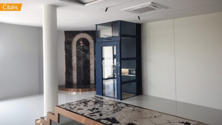 Cibes Classic ลิฟท์บ้าน 4 ชั้น Standard สี Azurite 4 (ขนาด 1000 x 1267 mm)