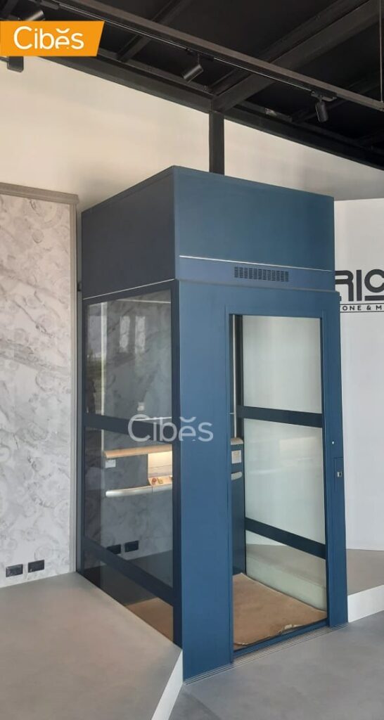 Cibes Classic ลิฟท์บ้าน 4 ชั้น Standard สี Azurite 4 (ขนาด 1000 x 1267)