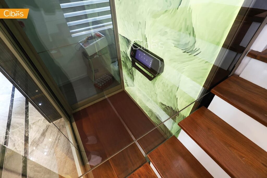 Cibes V90 Galaxy ลิฟท์บ้าน 4 ชั้น สี QUARTZ 2 (ขนาด 1400x1500)