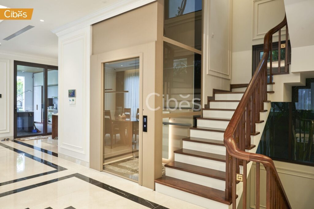 Cibes Air® Platform Home Lift for 5th floors with QUARTZ2