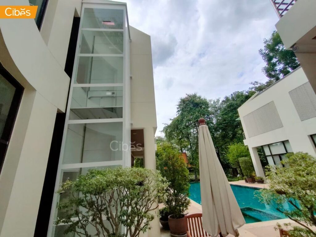 Cibes AIR ลิฟท์บ้าน 2 ชั้น Standard สีRAL 9016 (White) (ขนาด 1100 x 1467)
