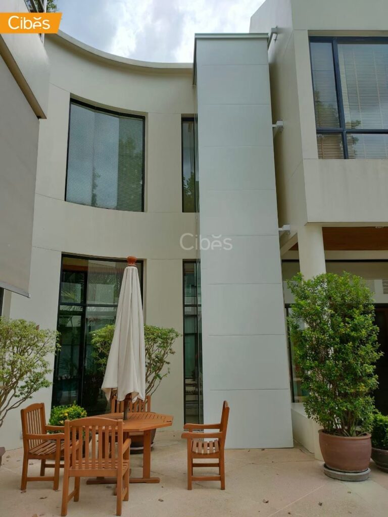 Cibes AIR ลิฟท์บ้าน 2 ชั้น Standard สีRAL 9016 (White) (ขนาด 1100 x 1467)