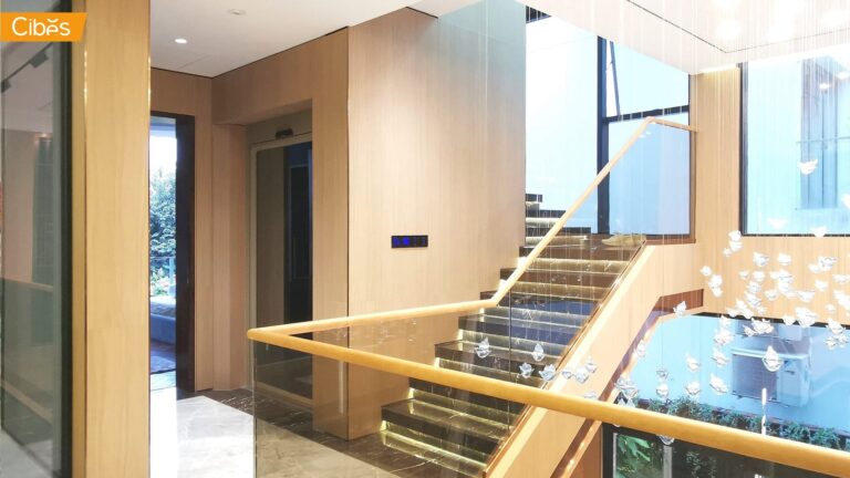 Cibes V70 Galaxy ลิฟท์บ้าน 4 ชั้น สี ORIENTAL GREY BEIGE (ขนาด 1010×1415 mm)