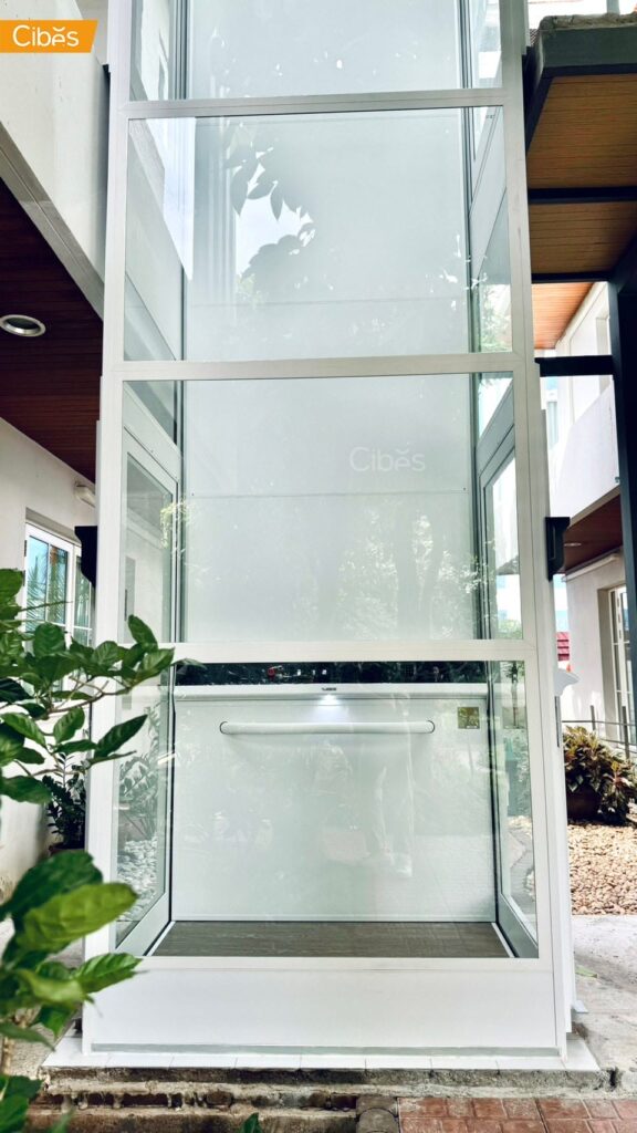 Cibes Voyager Elegance ลิฟท์บ้าน 2 ชั้น สี Morning Mist (ขนาด 1100×1467)