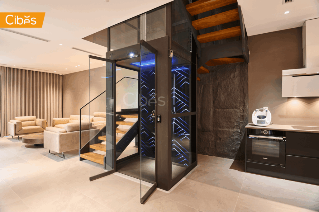 910x1315 4s 2 VOYAGER V90 Galaxy ลิฟท์บ้าน 4 ชั้น