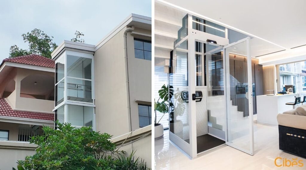 Architectural Drawings will design Home lift Indoor and Outdoor lift