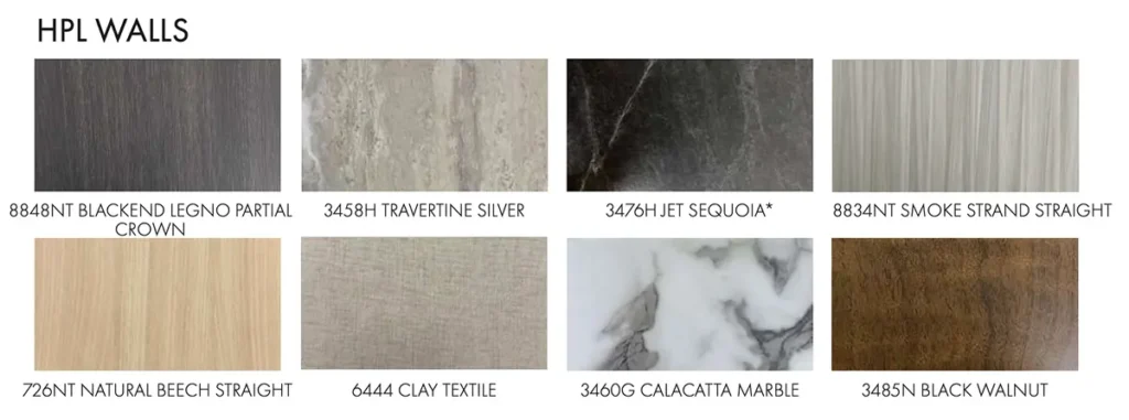 HPL Walls ลายแผงควบคุมลิฟท์รุ่น Cibes V80 Aurora