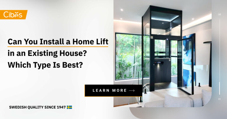 Can You Add a Home Lift to an Existing House, and Which Type?